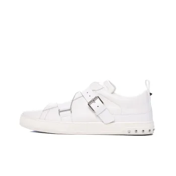 Valentino Low Top Stylish Skateboarding Shoes Men's White