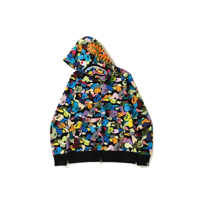 Bape Multi Camo Wide Fit Pullover Hoodie-1