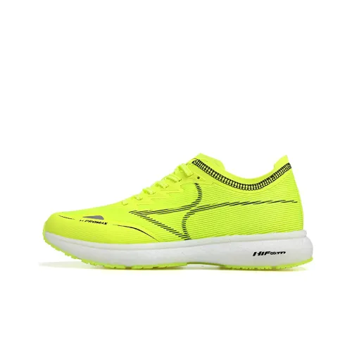 HEALTH 5019S Running Shoes Unisex Low-Top Neon Yellow