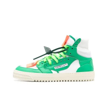 OFF WHITE 3.0 Off Court High Top Sneakers Green White