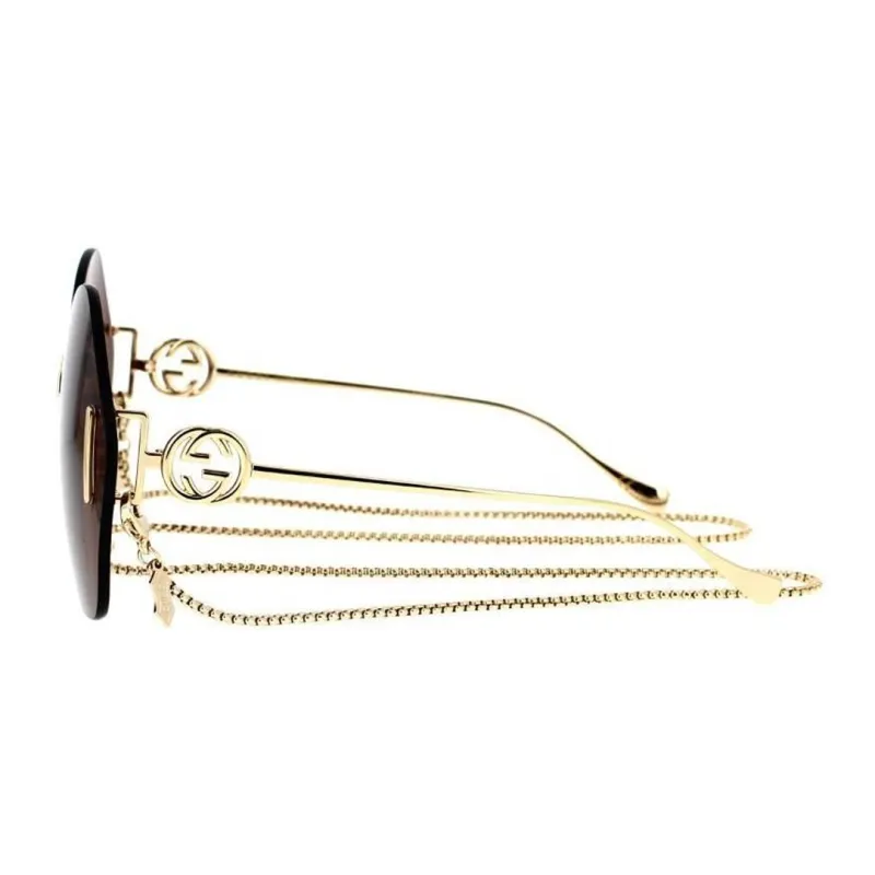 GUCCI Round Frame Sunglasses-2