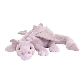 JELLYCAT Lavender Dragon Stuffed Animal
