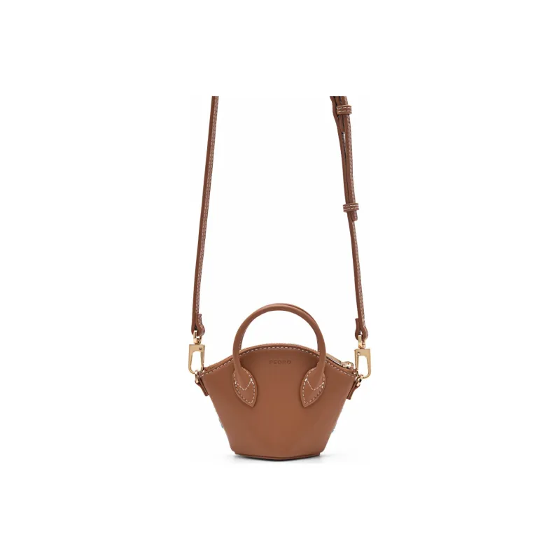 PEDRO Canvas Portable Crossbody Bag, Shoulder Bag Mini Women's Black/Composite Color-2