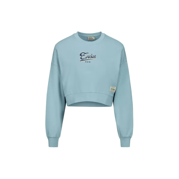 EVISU Sweatshirts Women's Pink/Blue-1