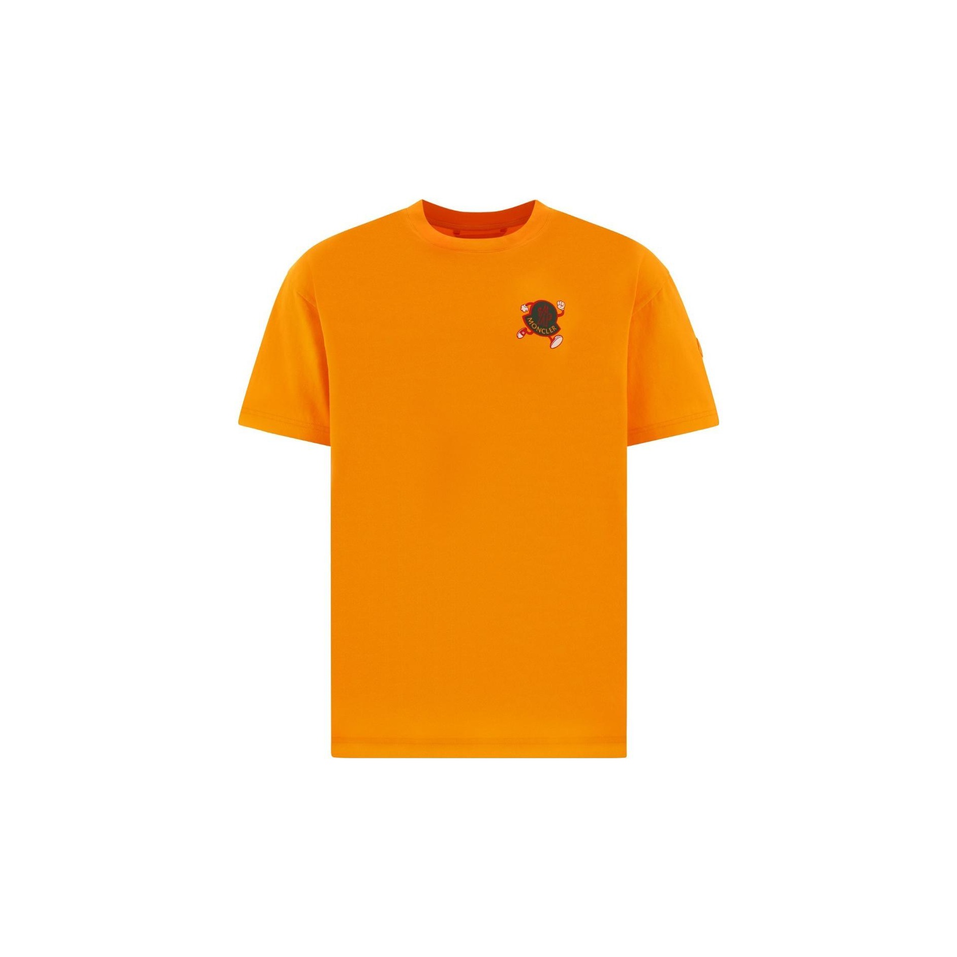 Orange moncler t shirt discount