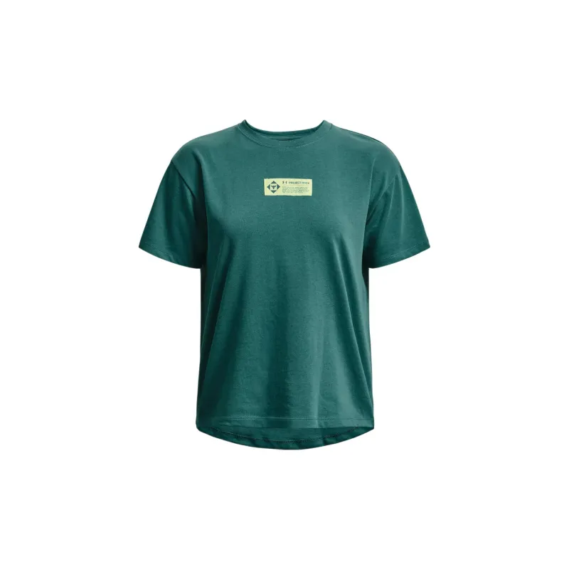 Under Armour Johnson T Shirts Women's Cyan-1