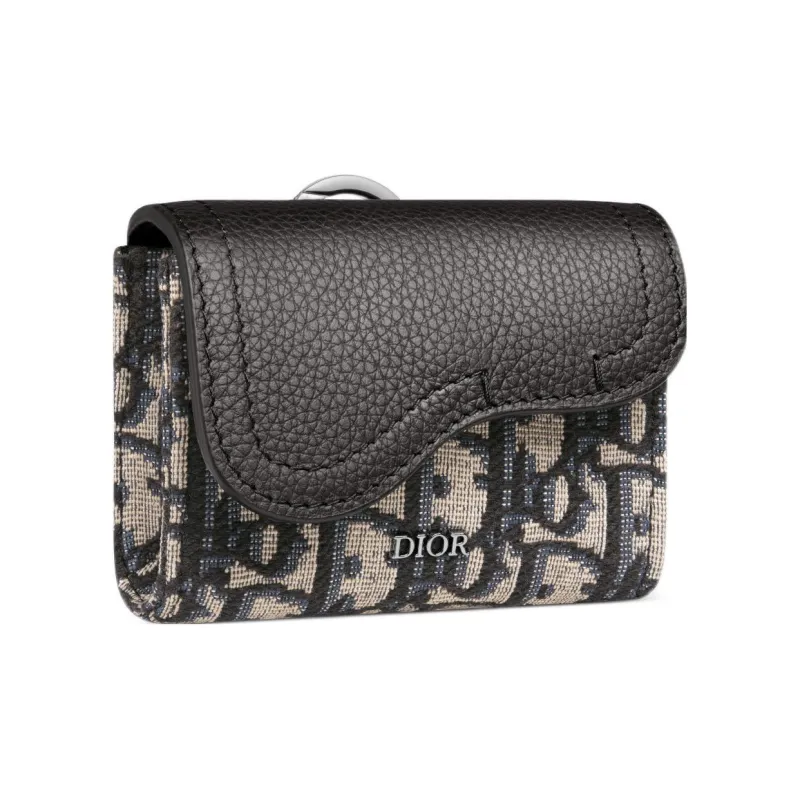 DIOR Fabric With Nylon Bag Strap Women's Black-3