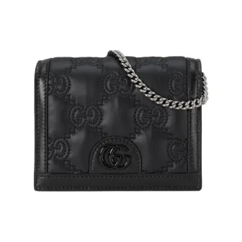 GUCCI Nylon Messenger Bag, Shoulder Bag, Crossbody Bag, Wallet Mini Women's Black