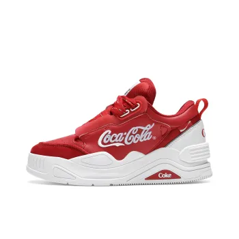 Coca Cola Stylish Skateboarding Shoes Unisex Red