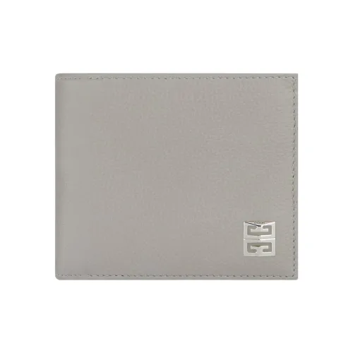 GIVENCHY Grained Calfskin Wallet Men's Medium Gray
