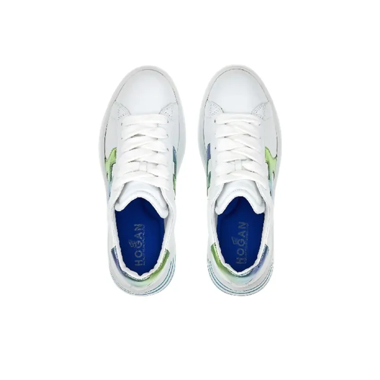 HOGAN Rebel Metallic-patch Sneakers-3