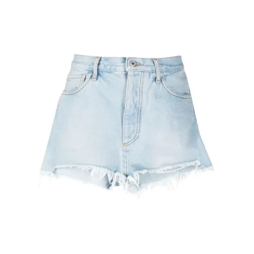 OFF-WHITE Denim Shorts Women's Blue