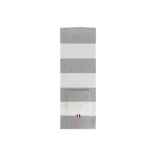 THOM BROWNE Knit Scarves Kids Gray/White