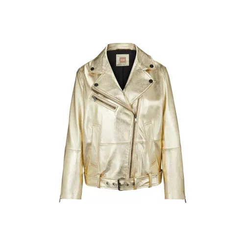 HUGO BOSS Jackets Women's Gold