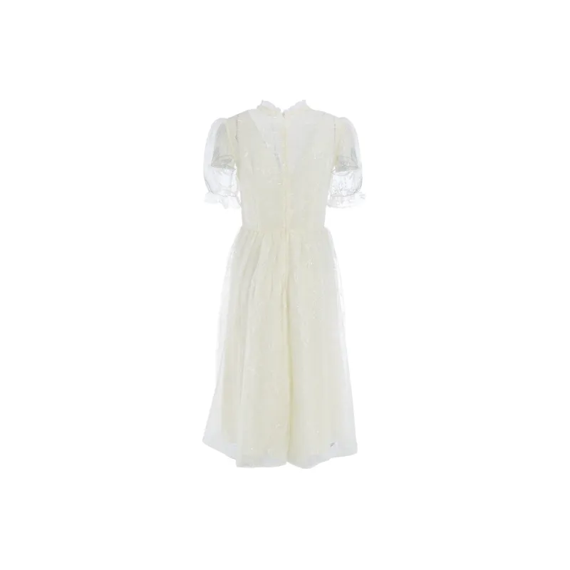 Marie Elie Short-Sleeved Dresses Women's Yellow-1