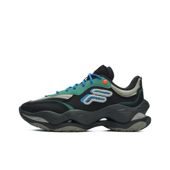 FILA FUSION Bianco 2 Sneakers 'Black Green Blue' Women's