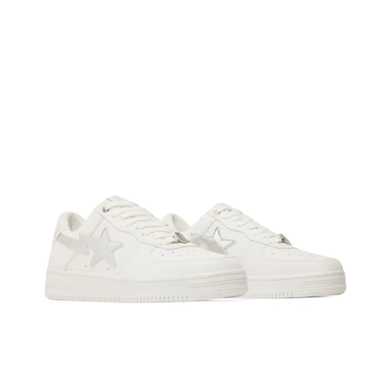 A BATHING APE Bape Sta White Silver 2023-1