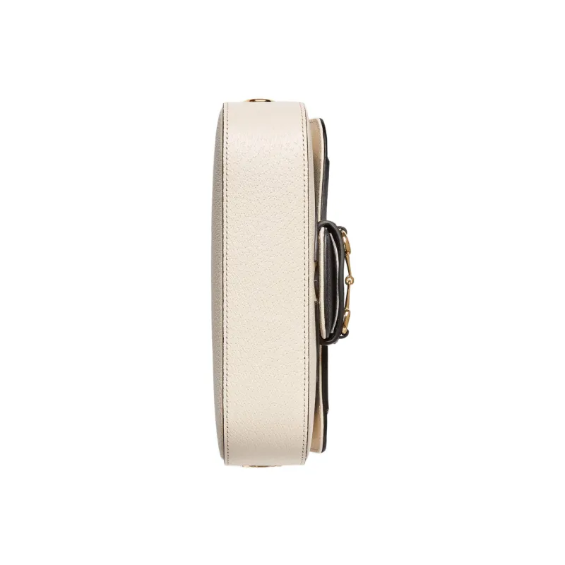 GUCCI Adidas Collaboration Leather Crossbody Bag, Shoulder Bag Women's White-7