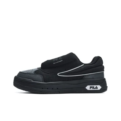 FILA Mix Skateboard Shoes Women's Low-Top Black