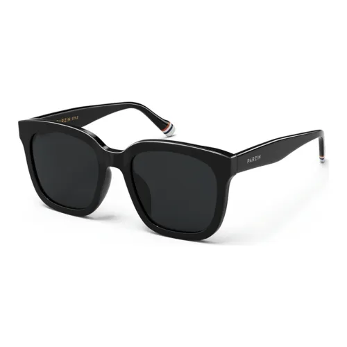 square-frame logo-print sunglasses