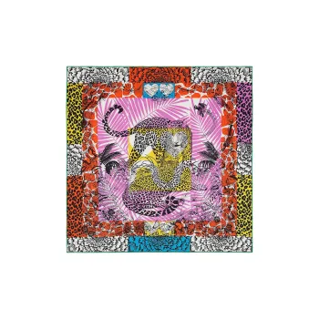 HERMES Silk Scarves Women's Red