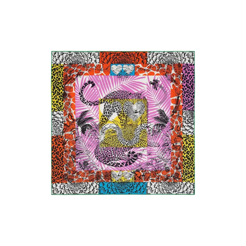 HERMES Silk Scarves Women's Red-0