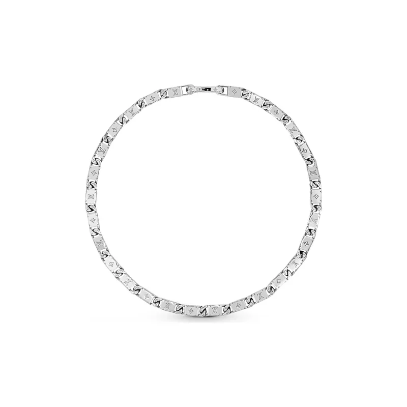 LOUIS VUITTON Monogram Tied Up Necklace-0