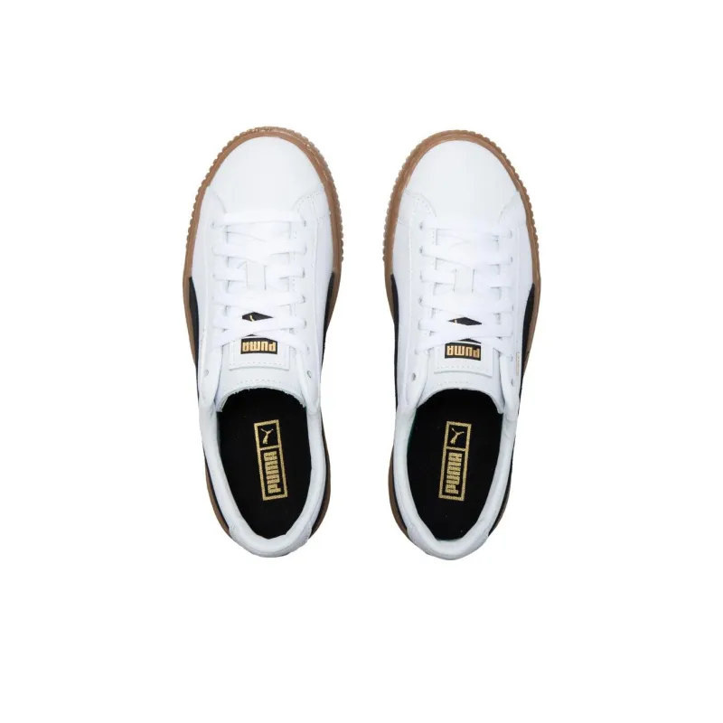 PUMA Basket Platform L 'White' Women's-3