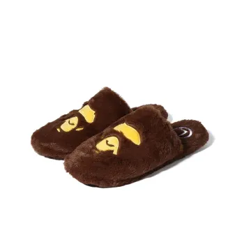 BAPE Ape Head Slipper Brown