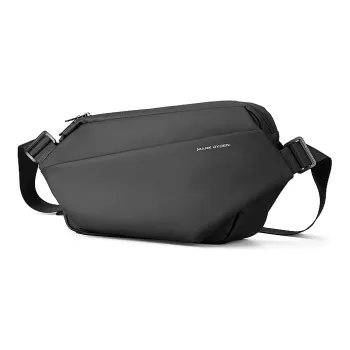 MARK RYDEN Oxford Messenger Bag, Shoulder Bag Men's Black