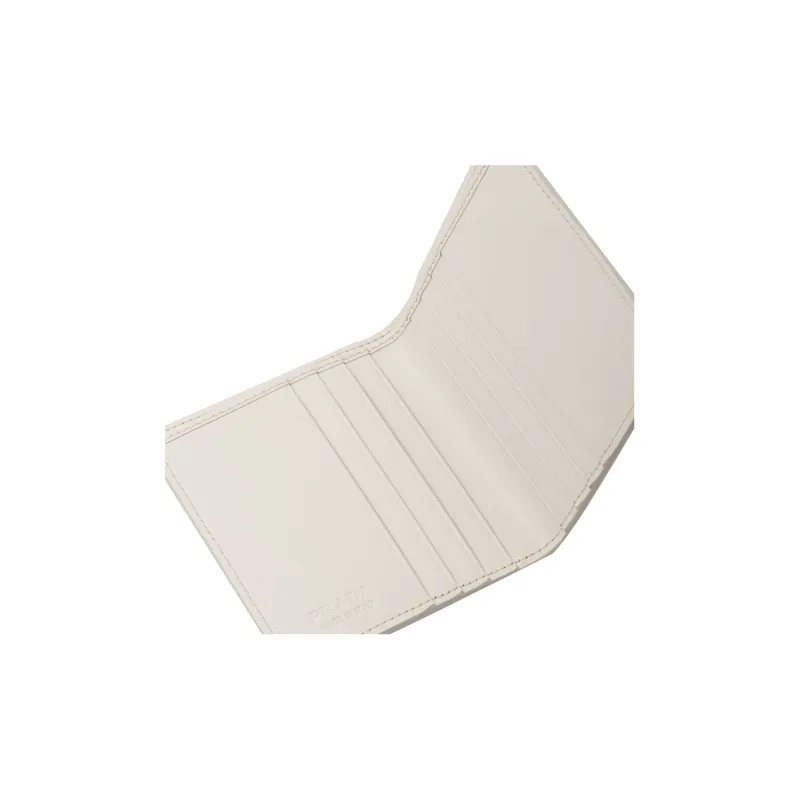 PRADA Leather Wallet Men's White-5