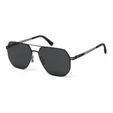 Matte Black Frame with Black Gray Lens