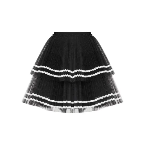 RED VALENTINO Casual Short Skirts Women's Black