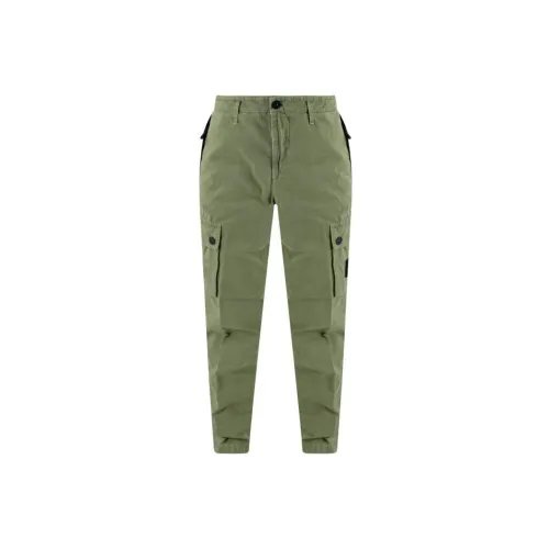 STONE ISLAND Cargo Pants Men Green