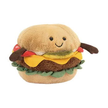 JELLYCAT Amuseables Burger Plush Toy