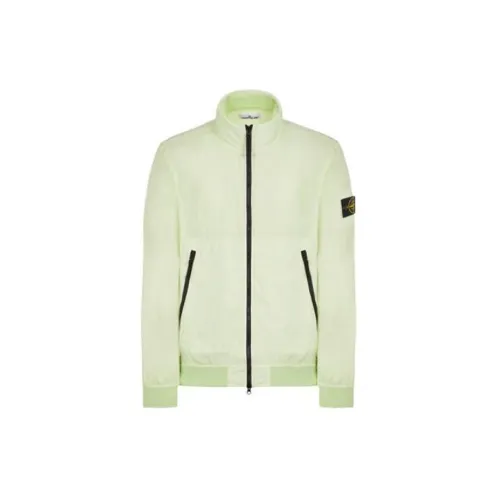 STONE ISLAND Jackets Men Light Green