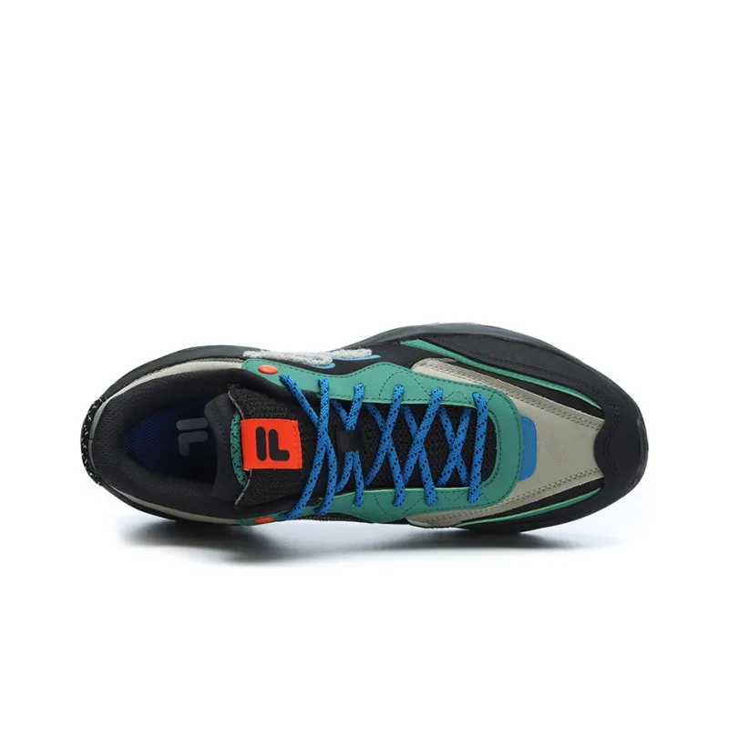 FILA FUSION Daddy Shoes 'Black Green'-3