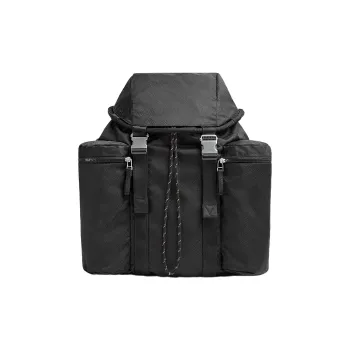Bottega Veneta Leather Hand held Backpack Medium Size Men's Black