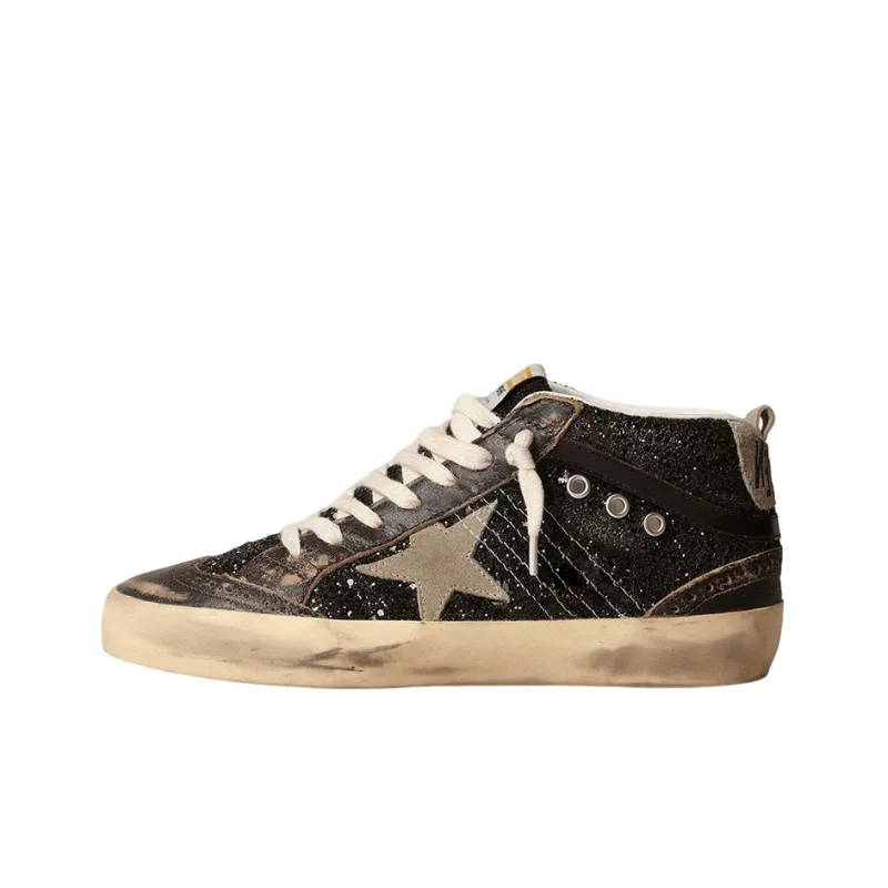 Golden Goose GG Mid Star Lace-up Sneakers-0