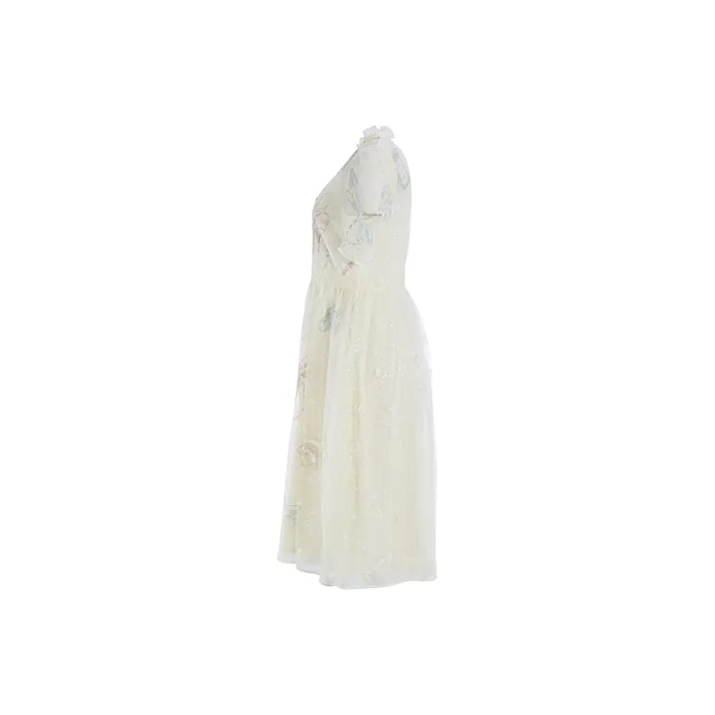 Marie Elie Short-Sleeved Dresses Women's Yellow-2