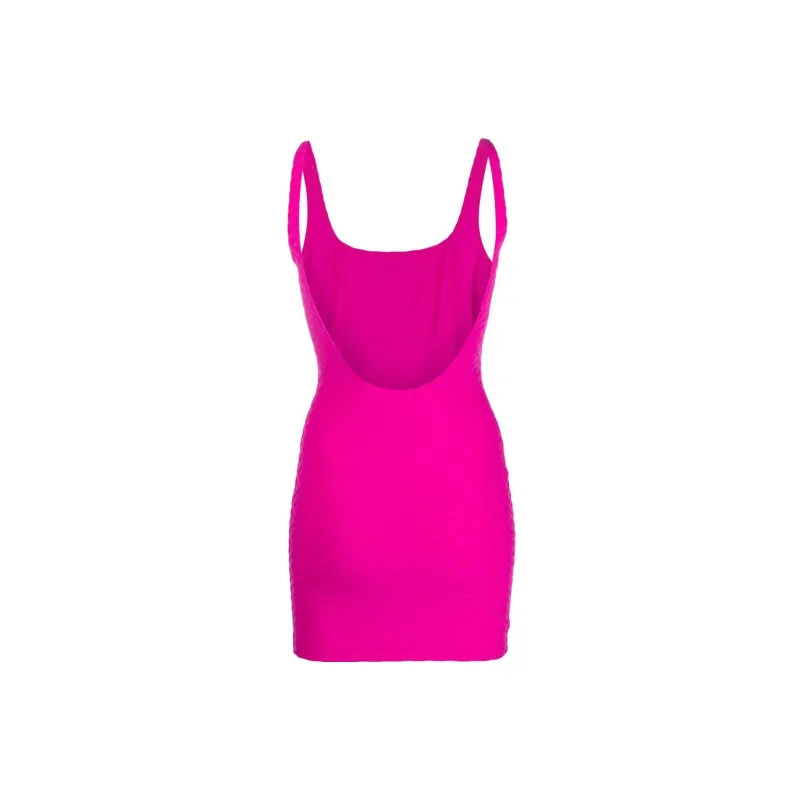 VERSACE La Greca Towel Mini Dress 'Pink'-1