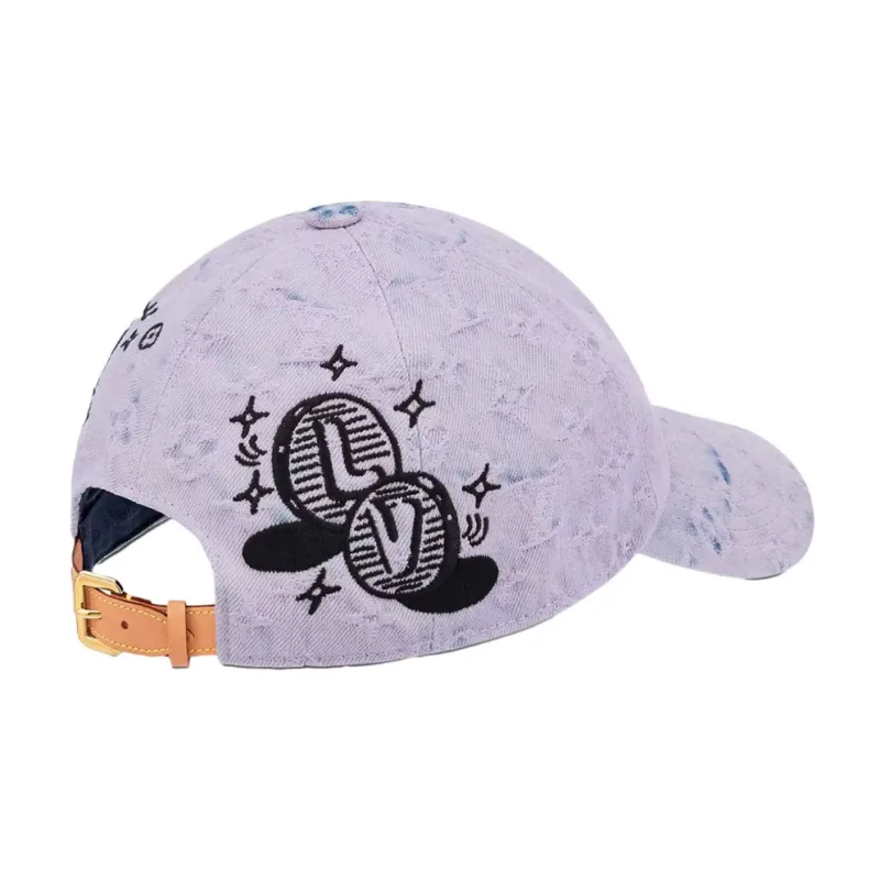 LOUIS VUITTON Denim Mng Bleached Cap-1