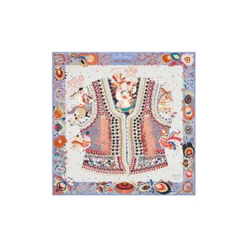 HERMES Costume De Fete Silk Scarves Women's