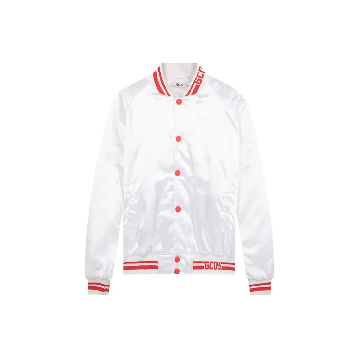 GCDS Puffer Jackets Unisex White-1