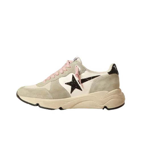 Golden Goose Running Sole Casual Shoes Women's Low-Top White Gray