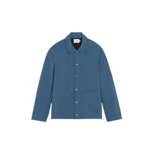 Maison Kitsune Jackets Men Blue