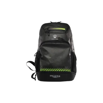KELME Fabric Backpack Tubas Unisex Black Neon Green