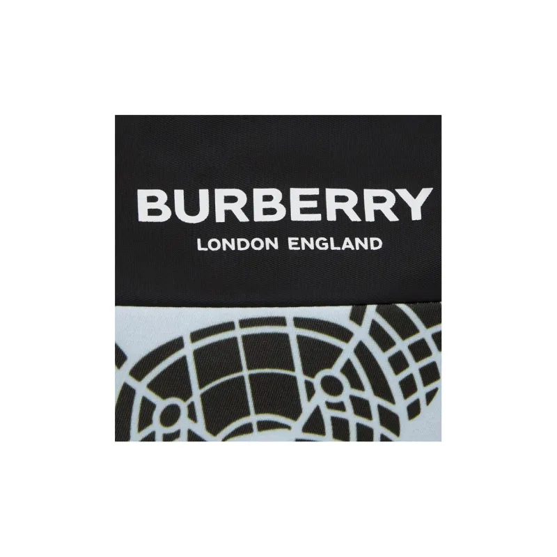 Burberry Polyester Backpack Regular Kids' Light Blue/Black-4