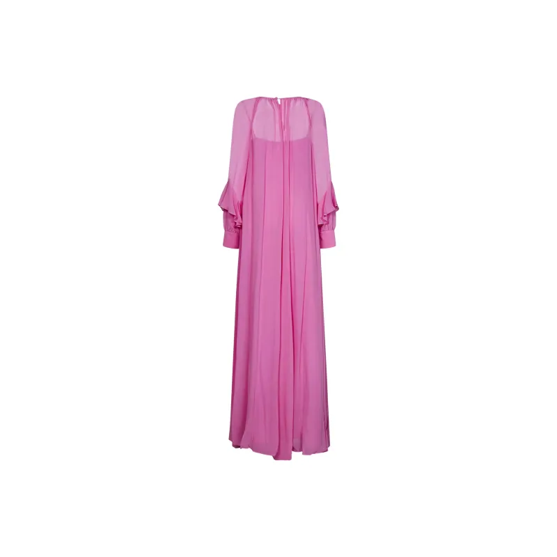 MaxMara Long Sleeved Dress Women's Pink-1