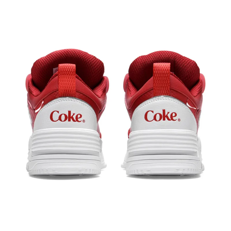 Coca-Cola Stylish Skateboarding Shoes Unisex Red-3